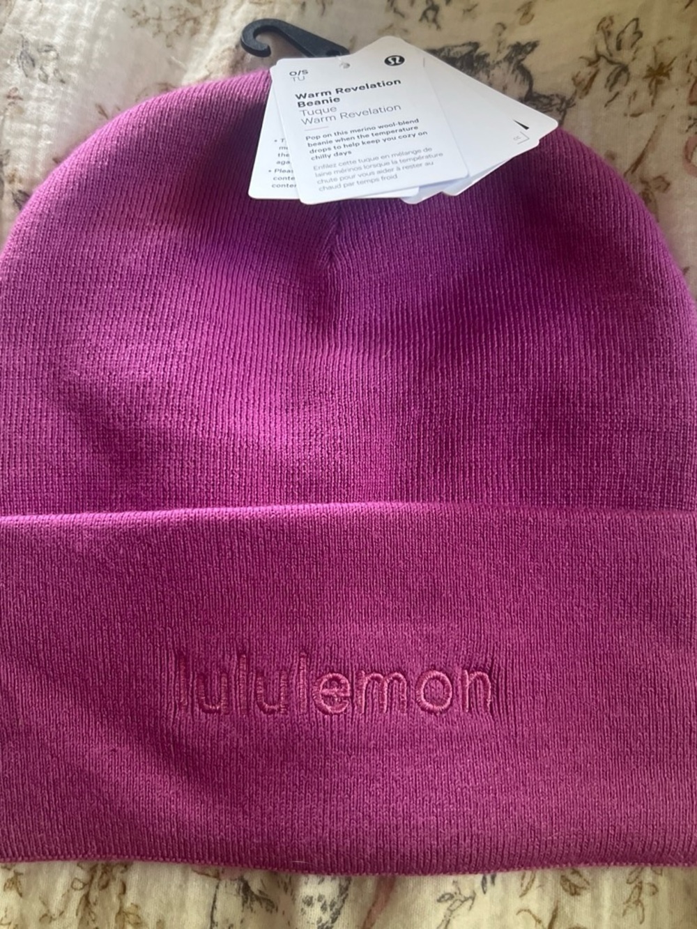 Lululemon Warm Revelation Beanie in berry